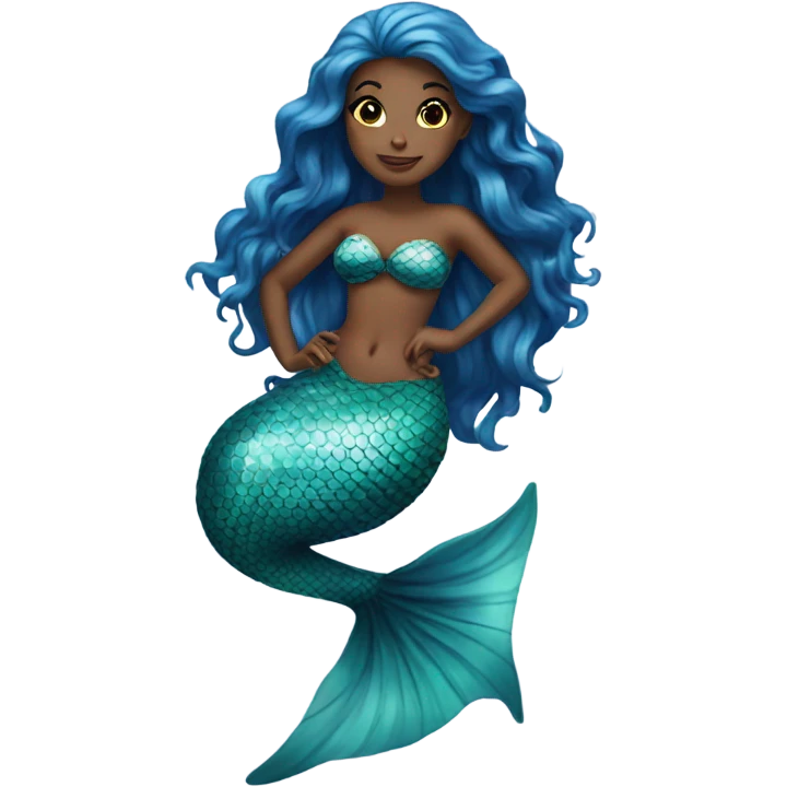 Beautiful mermaid emoji