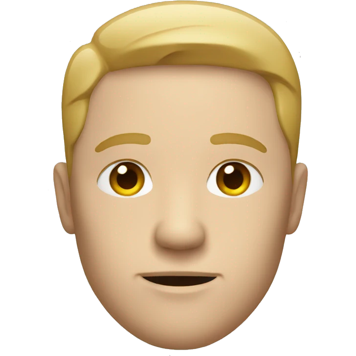 White Man showing stop  emoji