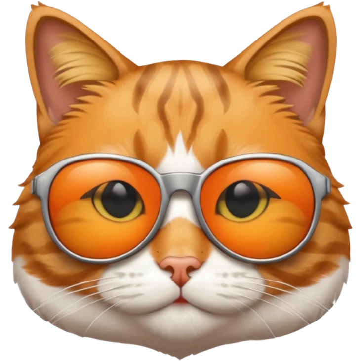 Cat wearing sunglasses emoji