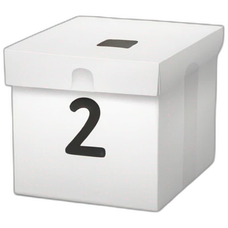 1 number in box emoji