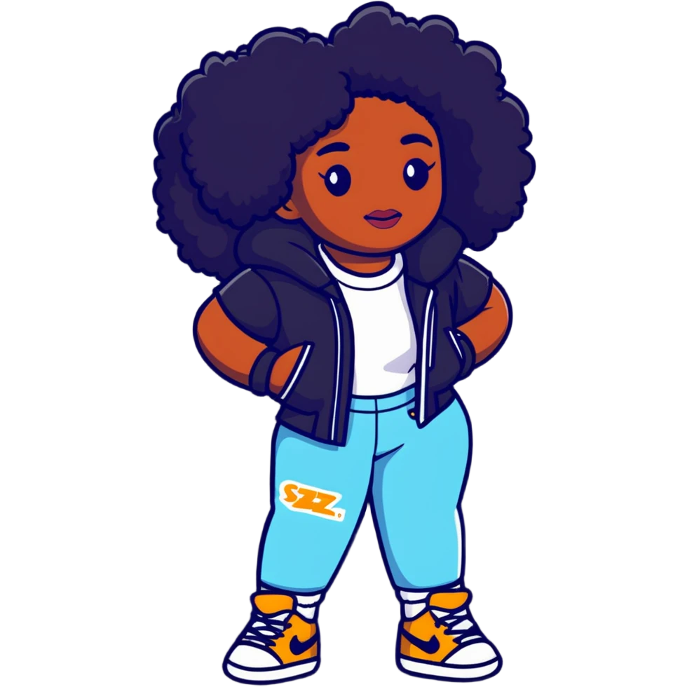 SZA with her signature style and fashion emoji