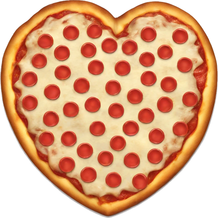 Heart pizza emoji