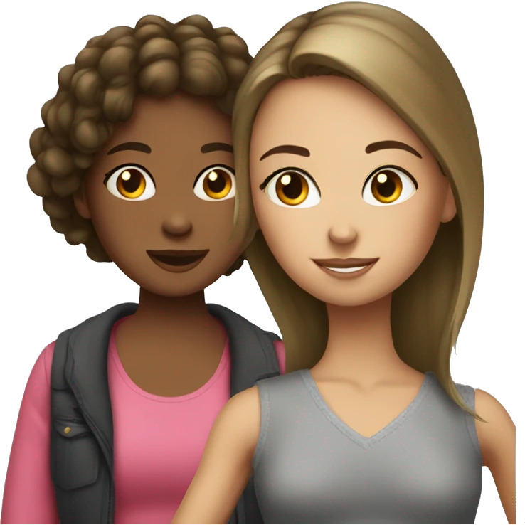Girl with stepmom emoji
