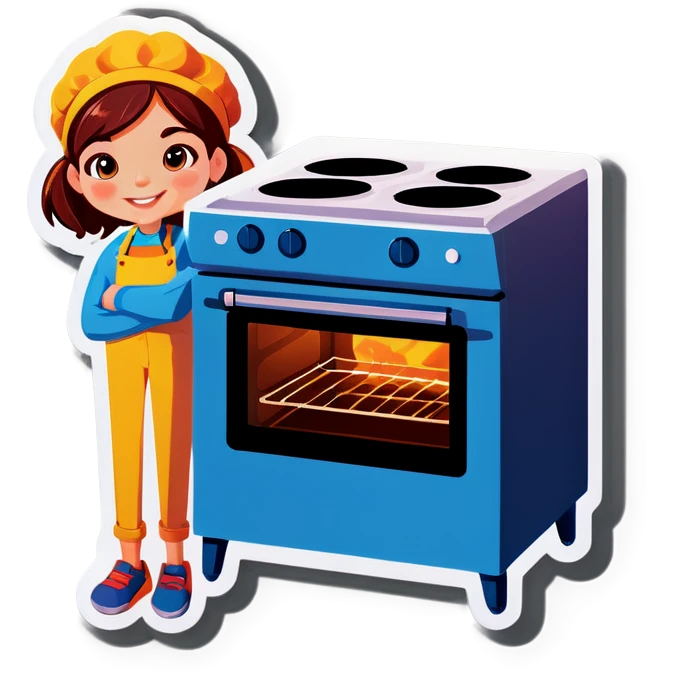 Oven with legs emoji