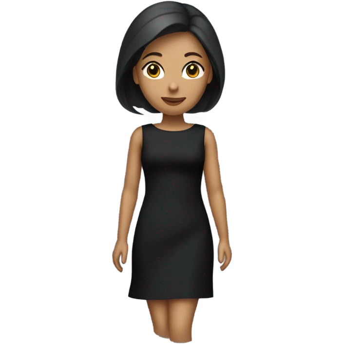 Black dress emoji
