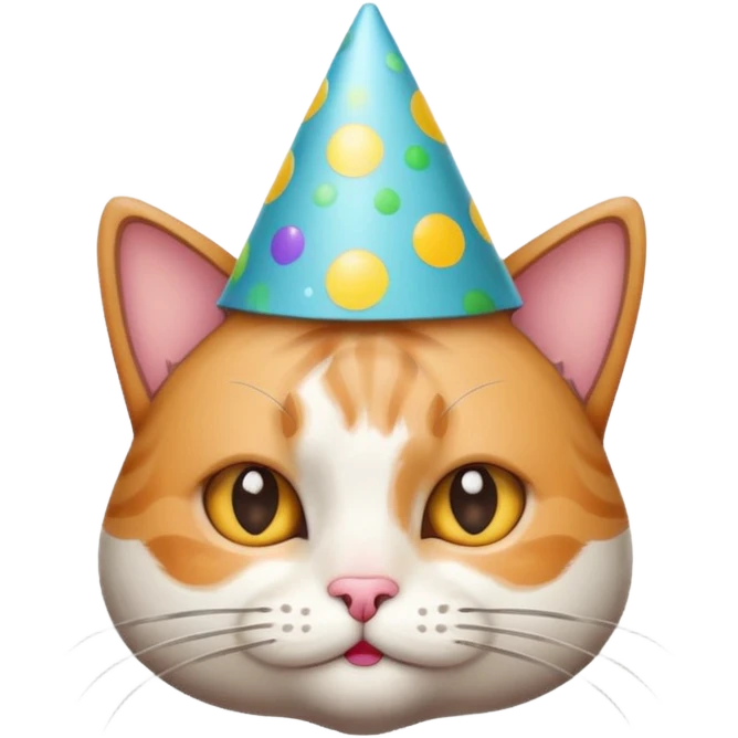 Happy birthday cat emoji