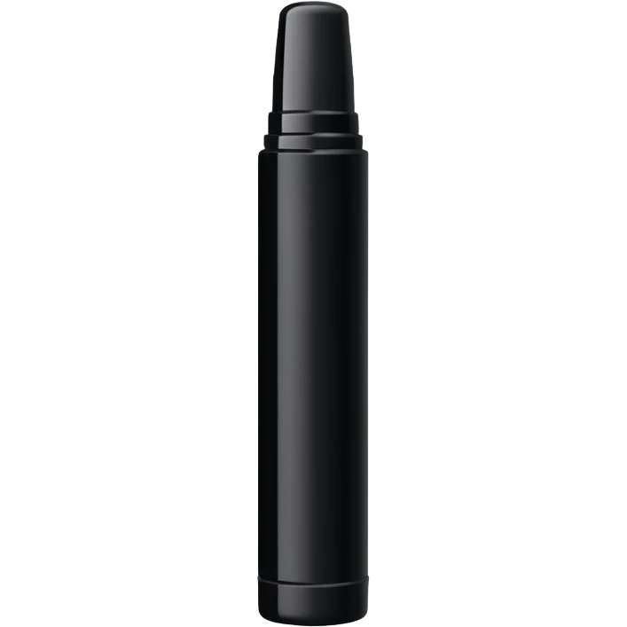 black Sharpie marker with cap off emoji