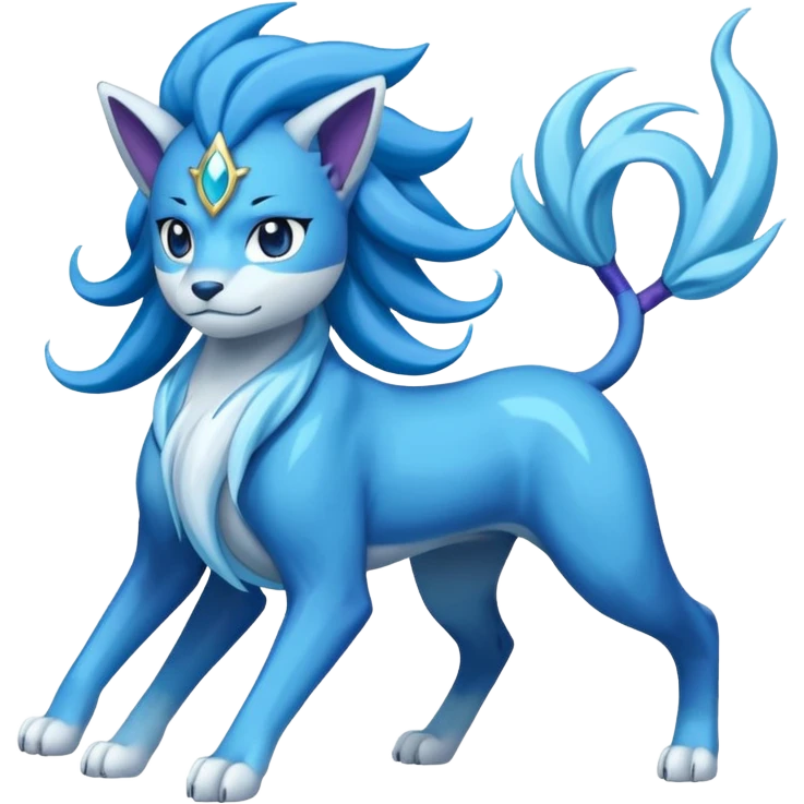 Luxio-Suicune-Amaura-fusion emoji