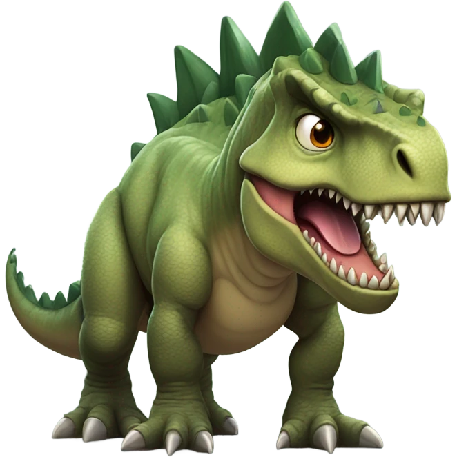Giant scary dinosaur  emoji