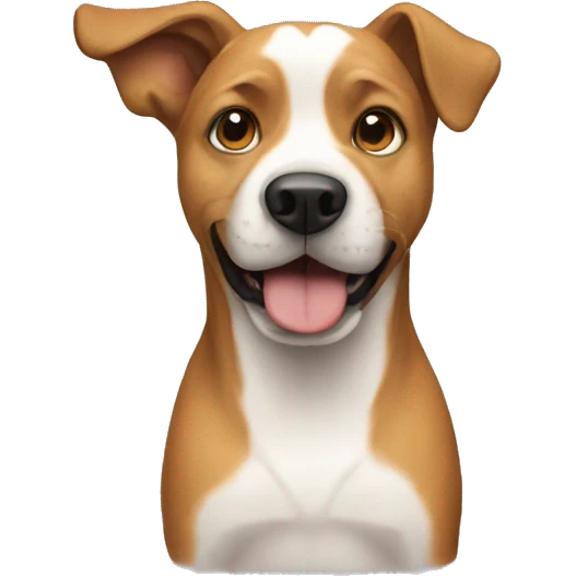 Dog with human  emoji