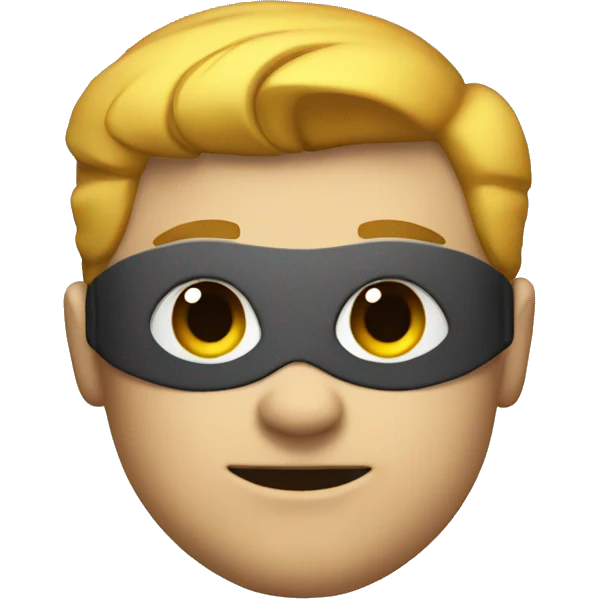 a superhero with a letter V on chest emoji