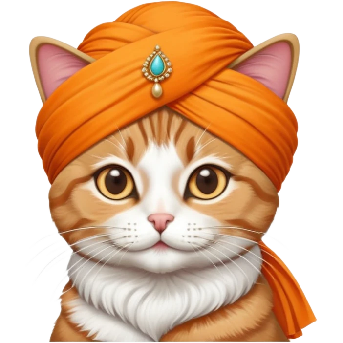 Sikh cat emoji