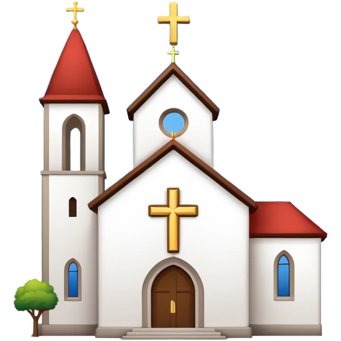 generar emoji de la oblea blanca de la iglesia que es redonda con un cruz en medio  emoji