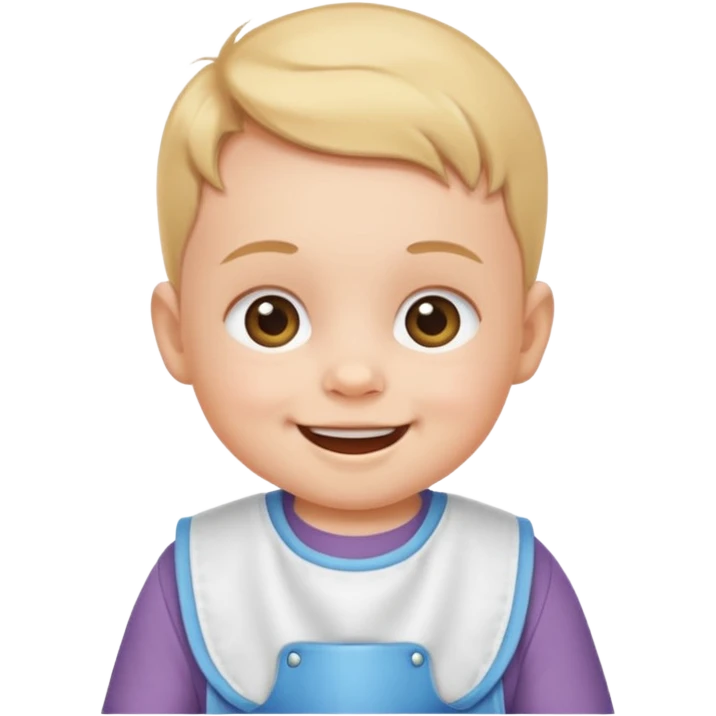 baby with bib emoji