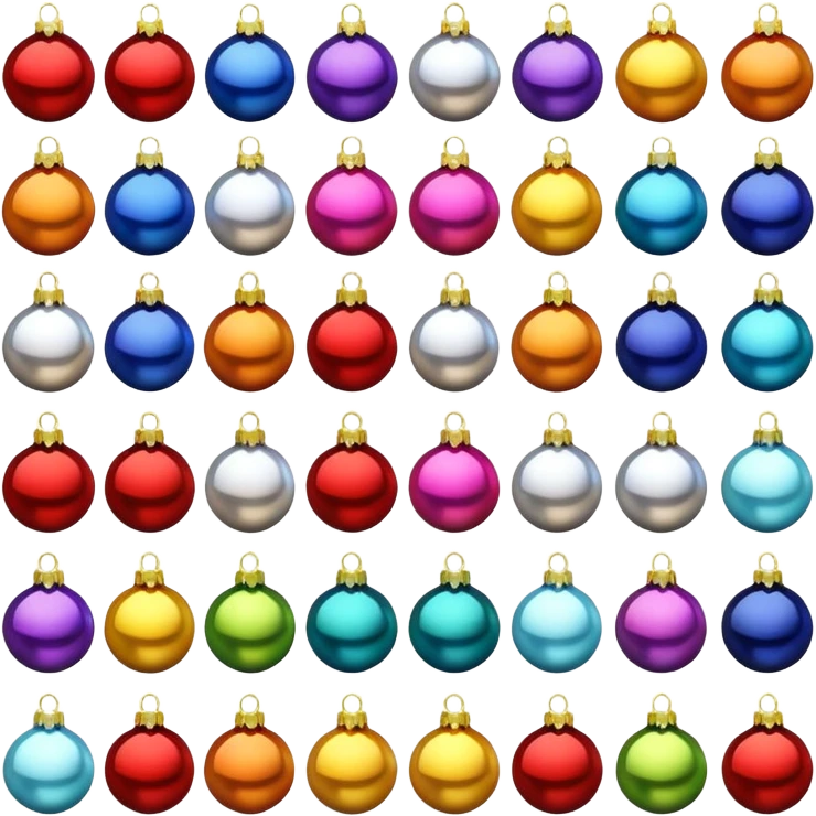 Christmas Baubles emoji