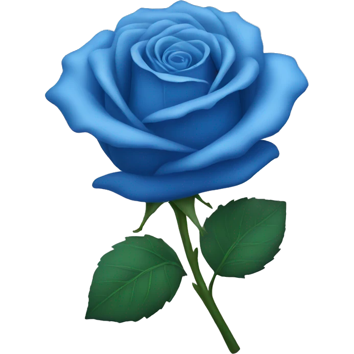blue rose emoji