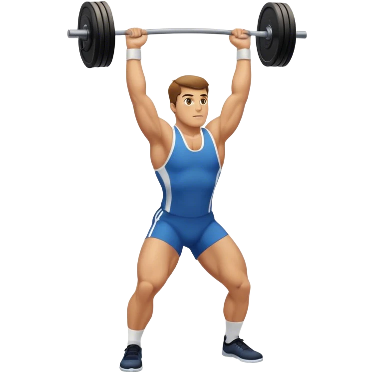 clean and jerk exercise emoji
