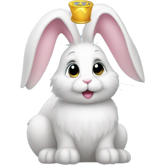 bunny with a halo emoji