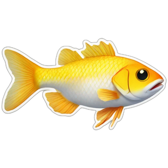 New Year's perch fish emoji