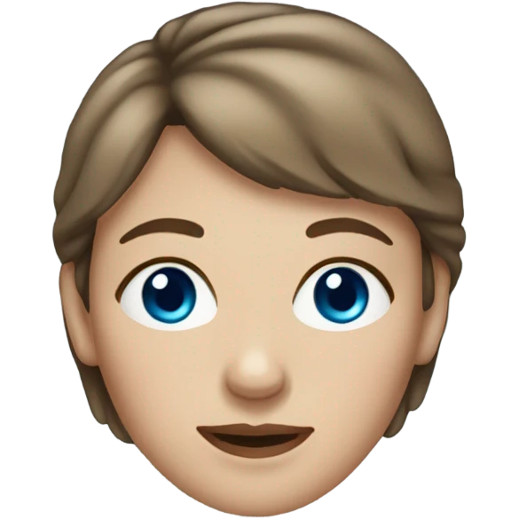 white-woman-slight-wrinkles-around-eyes-shorter-brown-hair-blue-eyes emoji