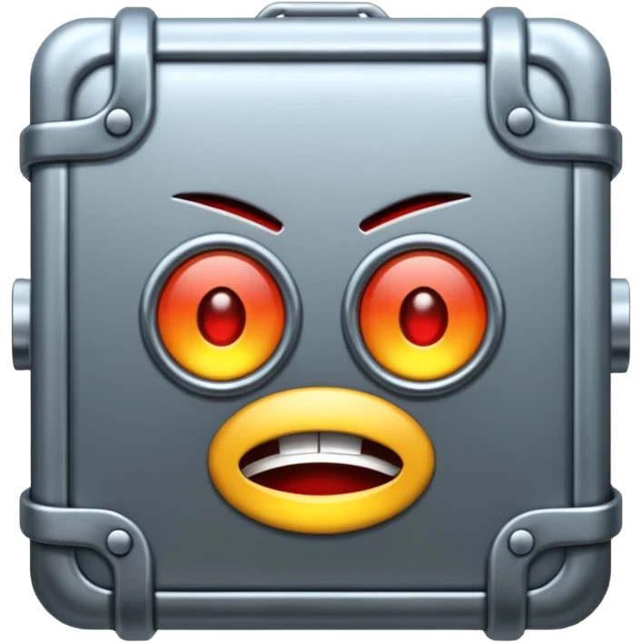 Mind like a steel trap emoji