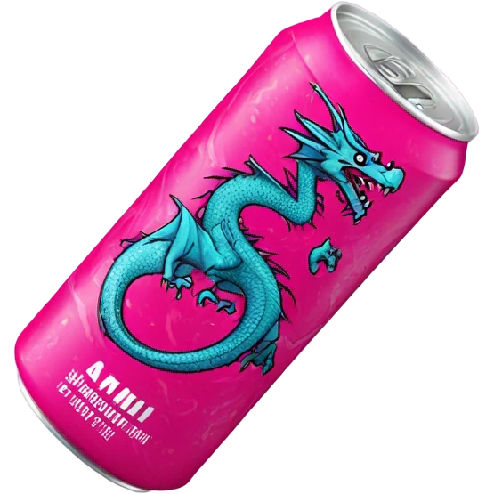 Dragon & Dragonfruit Energy Drink can emoji