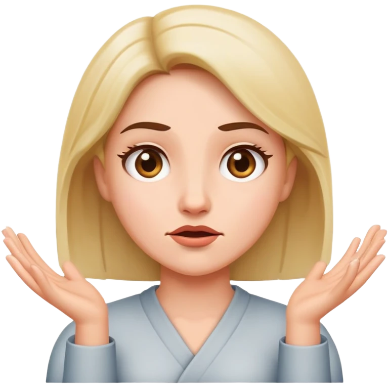 Woman shrug emoji
