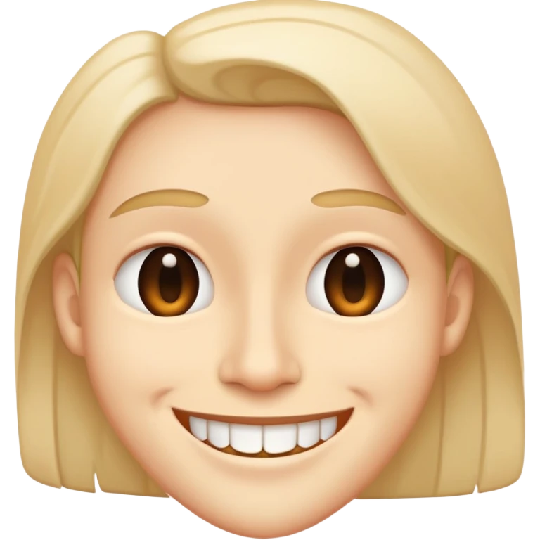 A fake Smile  emoji