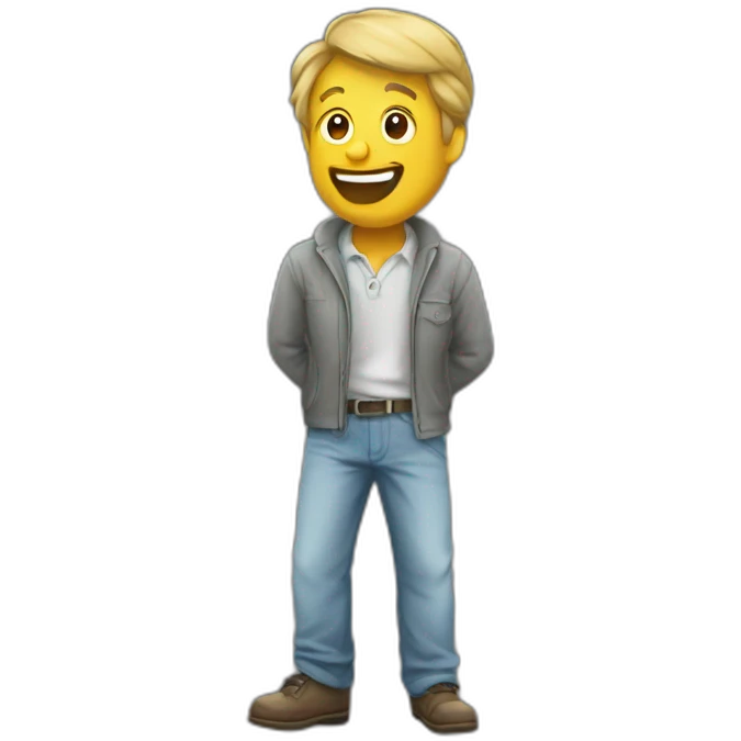ponzi happy emoji