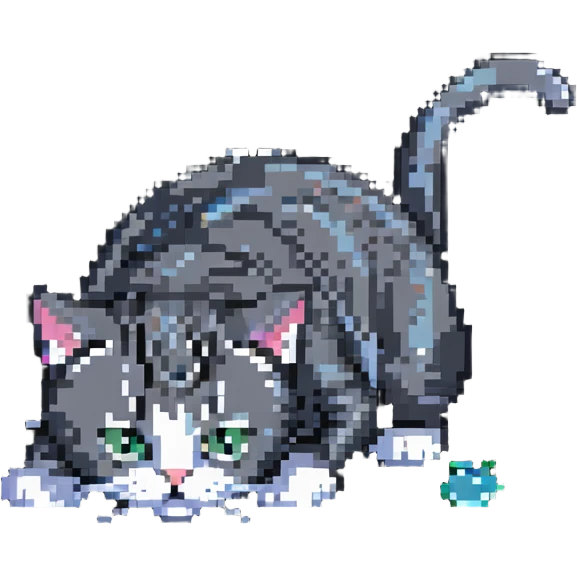 cat slumping down, looking defeated emoji