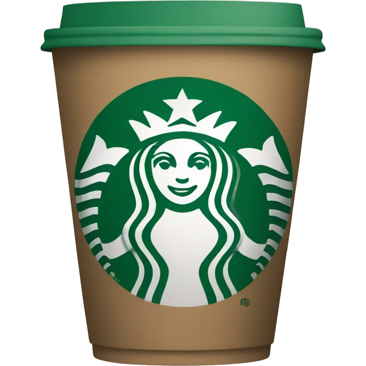 Starbucks coffe emoji