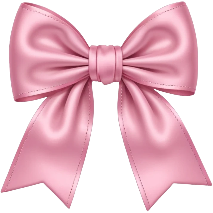 Baby pink bow emoji