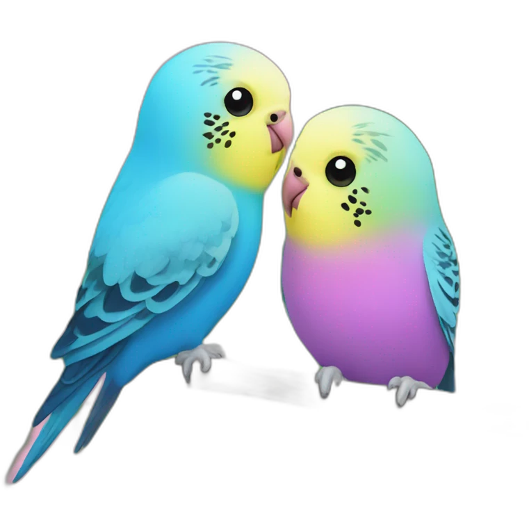 budgie love emoji
