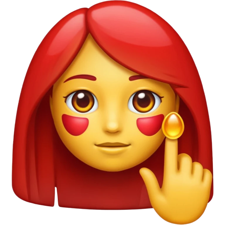 Planilha vermelha emoji