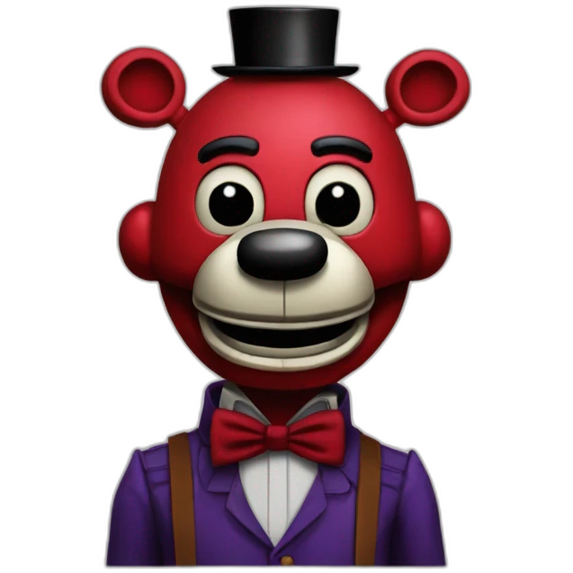 Máscara del personaje puppet de fnaf emoji