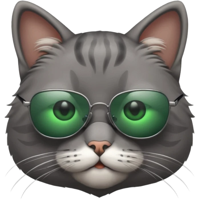 Cat wearing sunglasses emoji