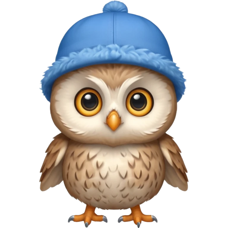 blue hats, baby owl emoji