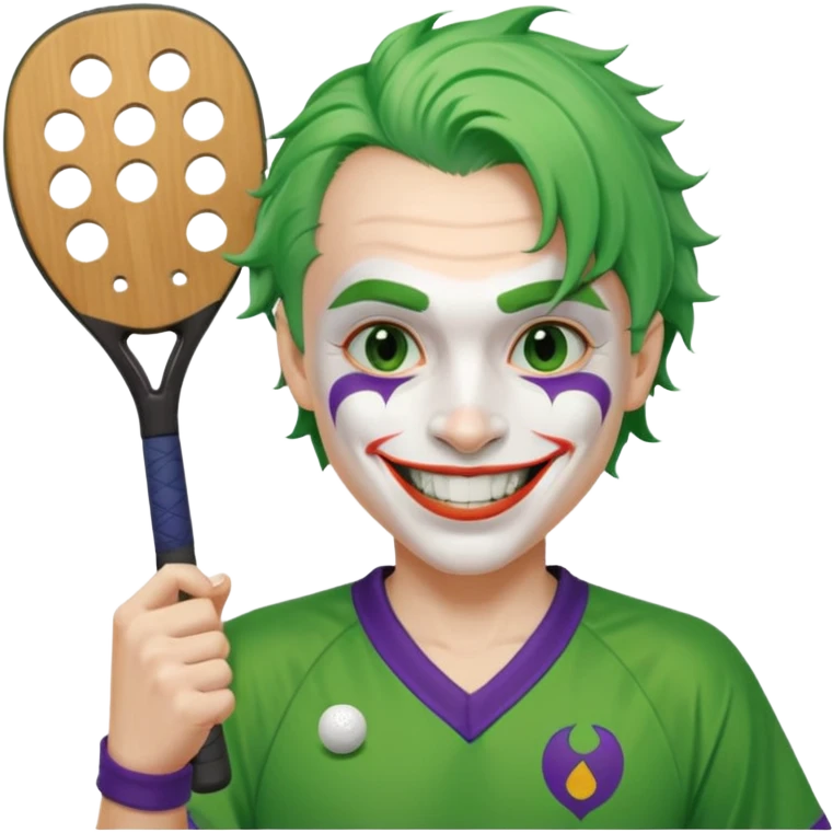 joker playing pickleball emoji