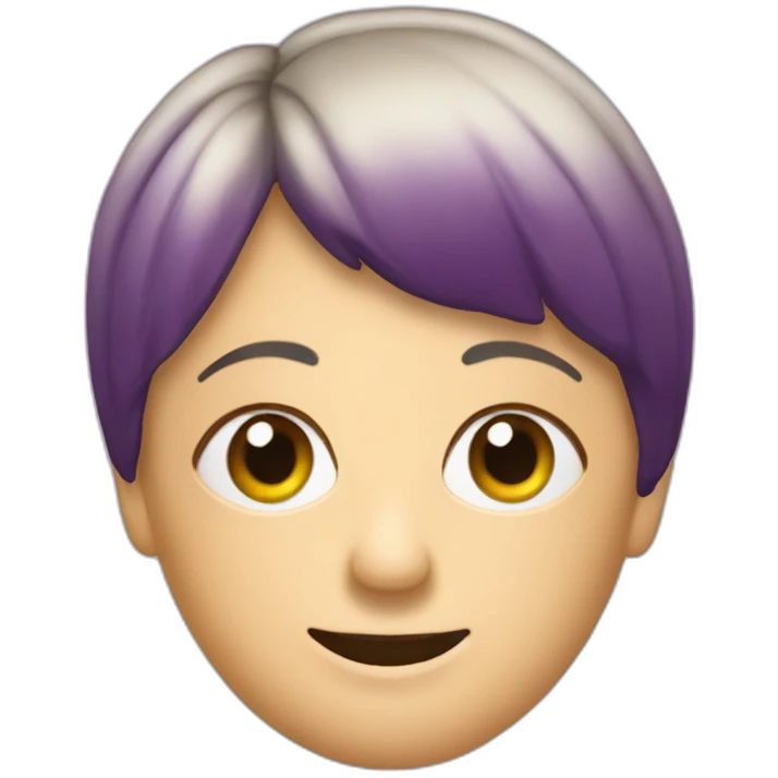 Jill Dando aubergine emoji