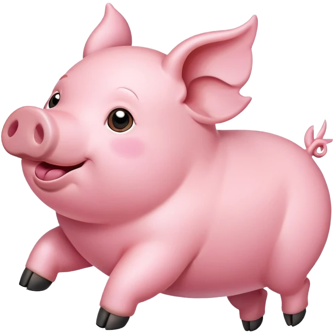 Flying pig emoji