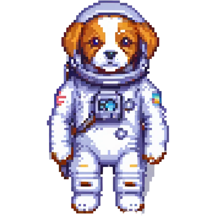 perro astronauta emoji