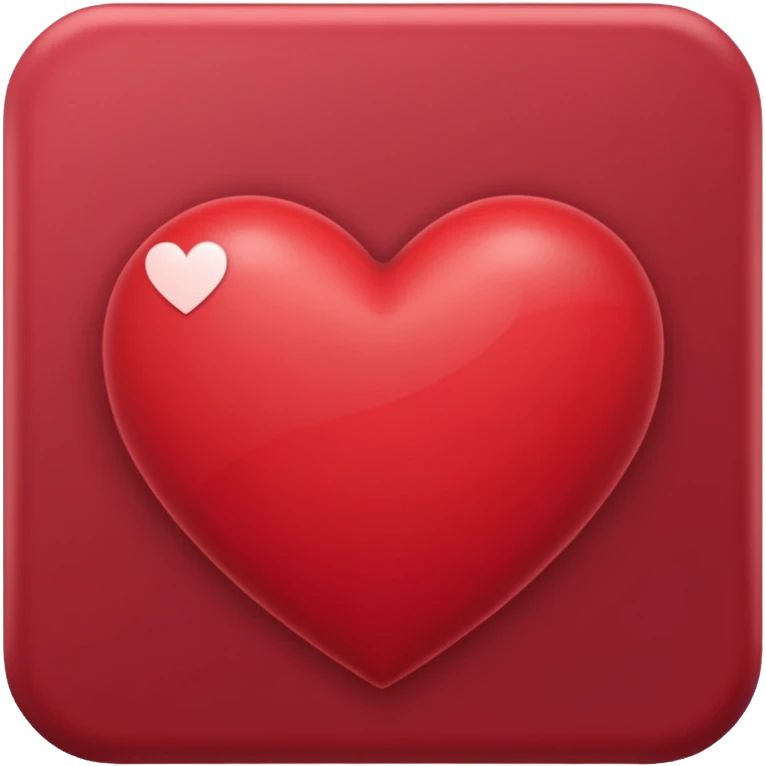 corazón bordo emoji