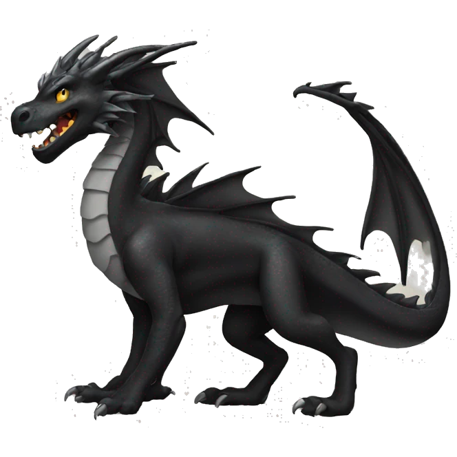 Black dragon  emoji