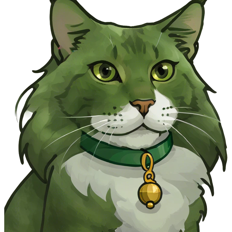 Maine coon face emoji