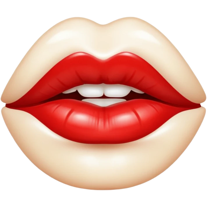 red kiss emoji