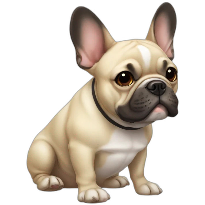 French bulldog emoji