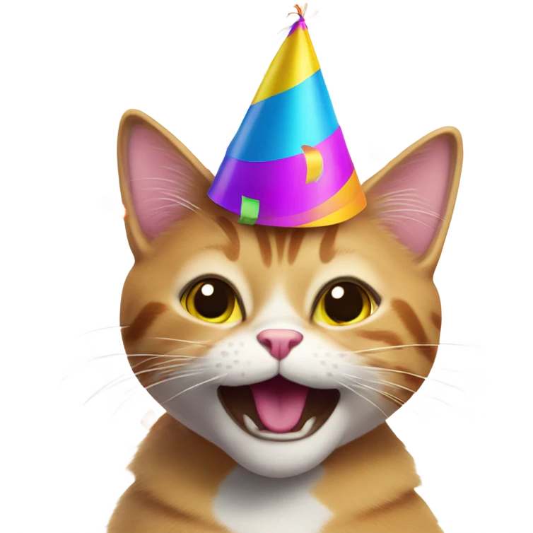 Cat celebrating emoji