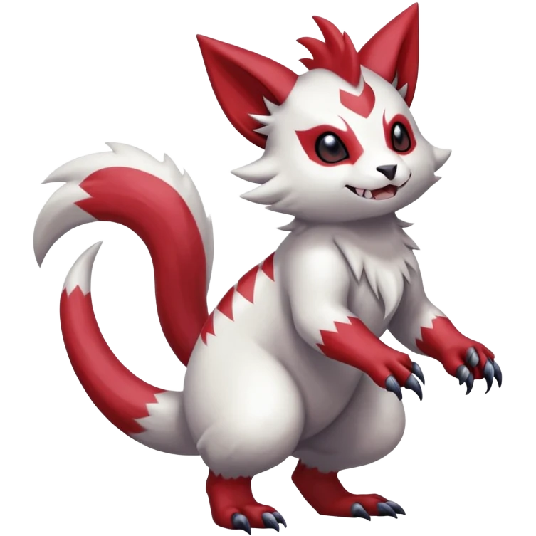 Furret-Absol-Zangoose-Hybrid (Full body) emoji