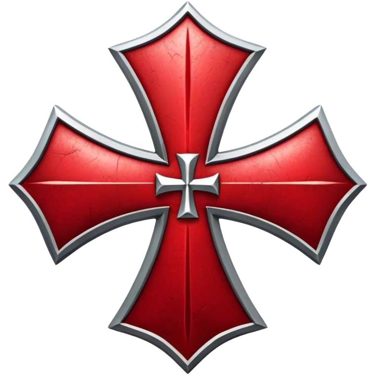 Red templar cross emoji
