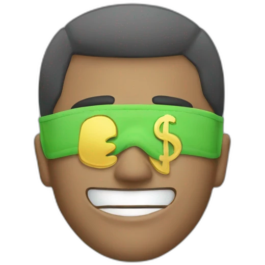 man-mask-bag-of-money emoji